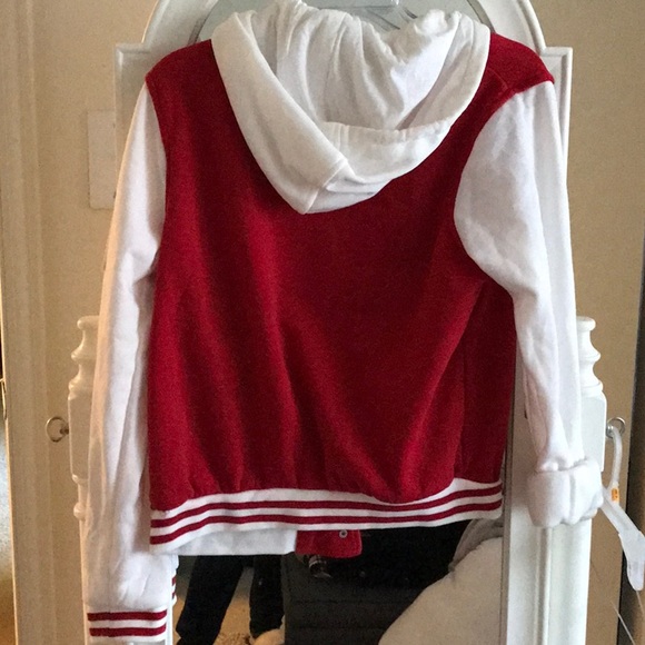 Delias hooded varsity letterman sweatshirt - Picture 3 of 3